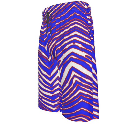 Buffalo Bills Zubaz Men's Over-The-Knee Shorts