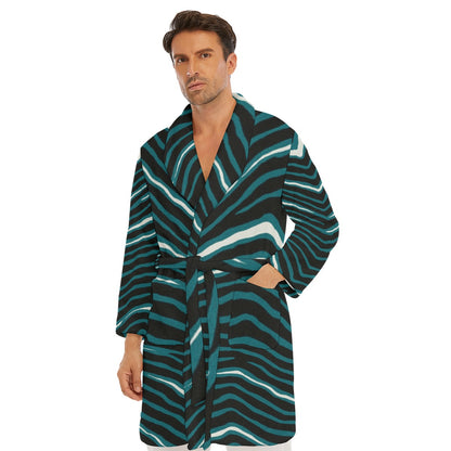 Philadelphia Football Game Day All-Over Print Men's Borg Fleece Robe