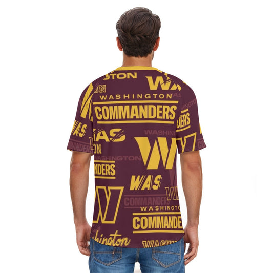 Washington Commanders Men's O-neck Short Sleeve T-shirt
