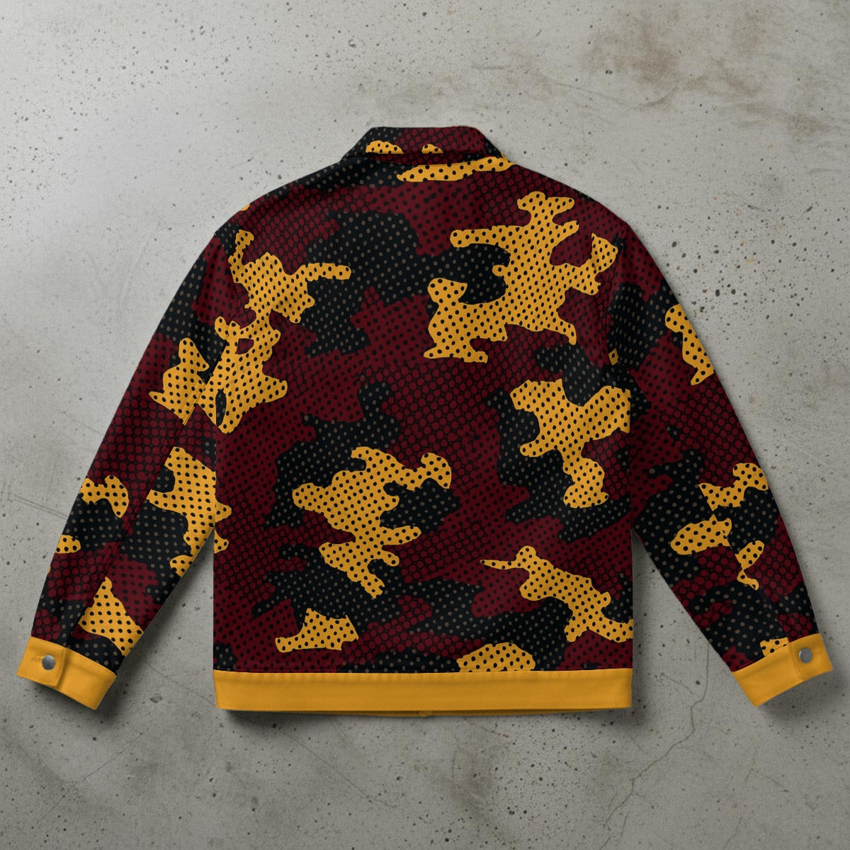 Urban Legend Missouri Black Gold Camo Unisex Collared Jacket