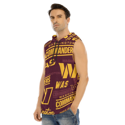 Washington Commanders Men's Tank Hooded Vest