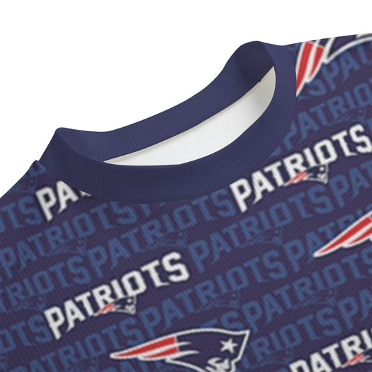 New England Football Game Day All-Over Print Unisex Drop-shoulder T-shirt