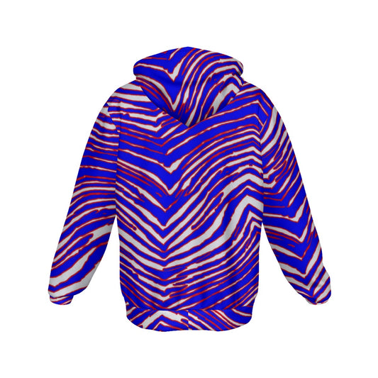 Buffalo Bills Zubaz Men's Heavy Fleece Zip Up Hoodie