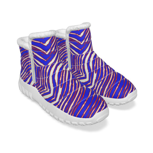 Buffalo Bills Zubaz Women's Zip-up Snow Boots