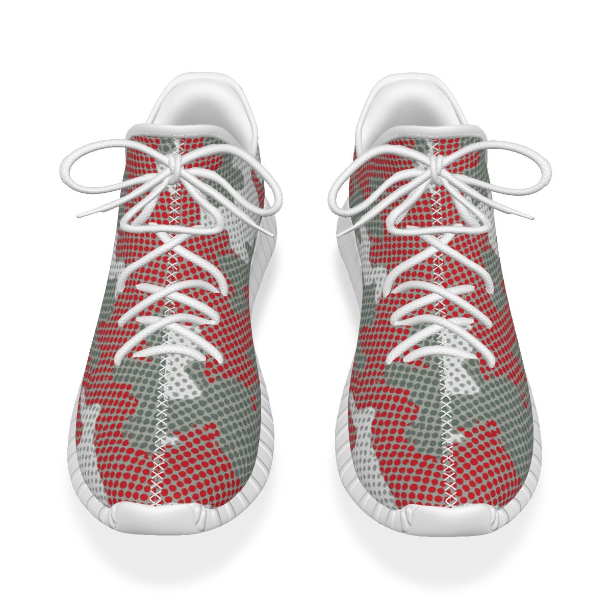 Urban Legend Ohio State Buckeyes Scarlet Gray White Camo Coconut Sneakers Shoes