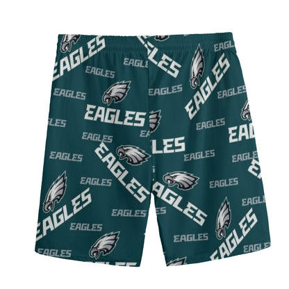 Philadelphia Football Game Day All-Over Print Men's Sports Short | 115GSM Cotton poplin