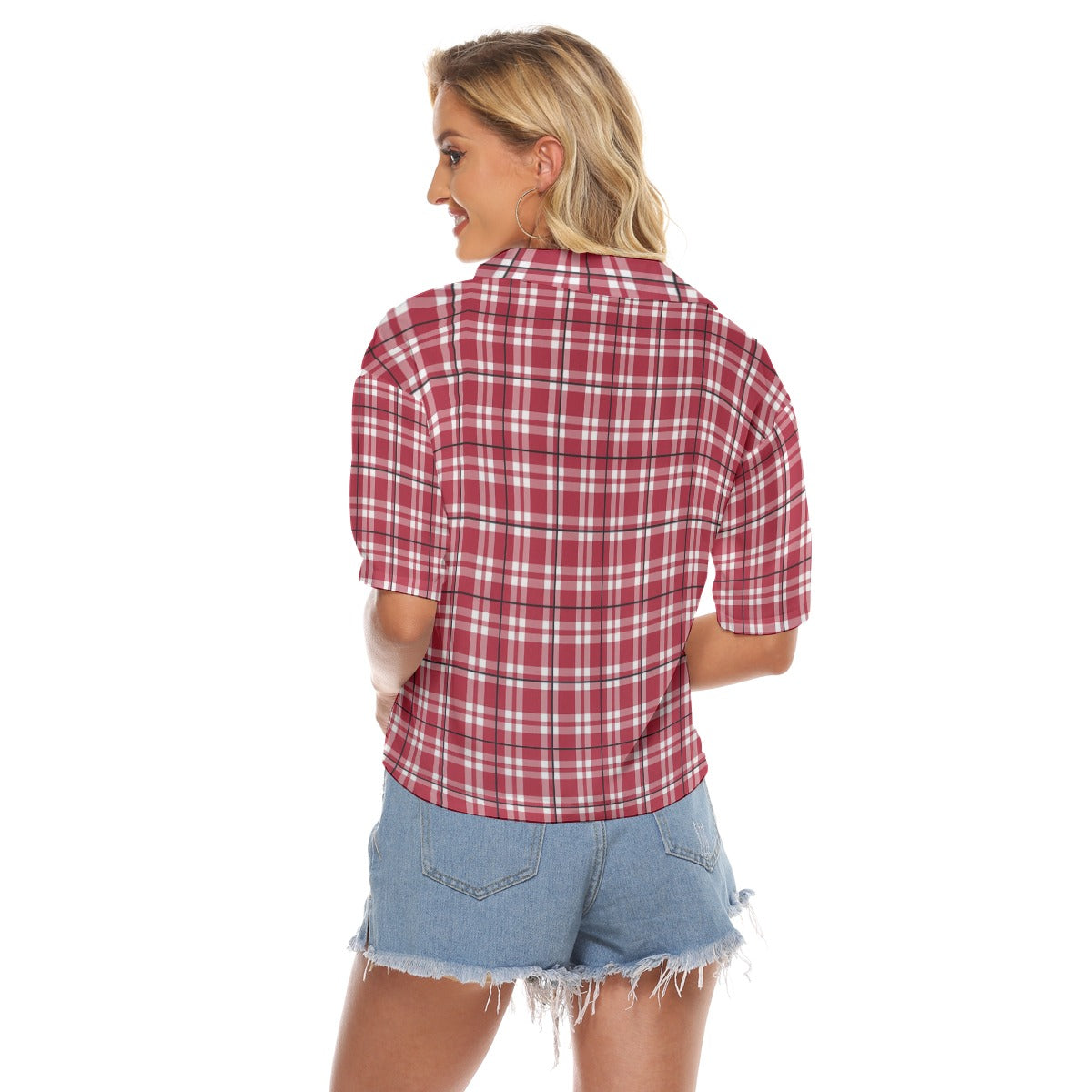 Urban Legend Arkansas Razorbacks Tartan Plaid Women's V-Neck Shirt – Bold College Heritage Meets Mod