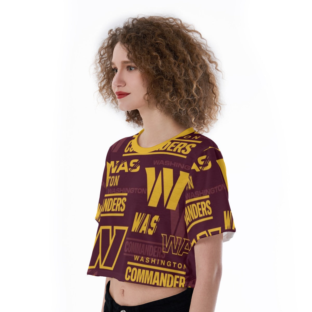 Washington Commanders Cropped T-Shirt