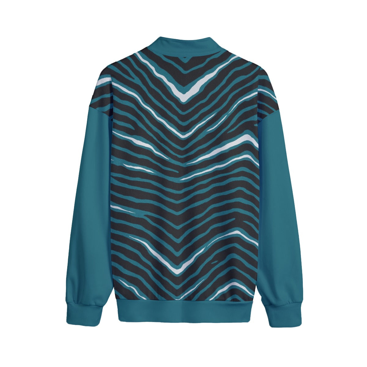 Philadelphia Football Game Day All-Over Print Men's Stand-up Collar Sweater With Zipper Closure