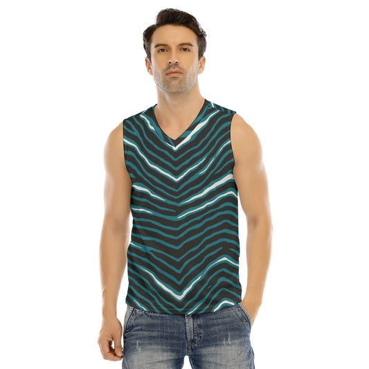 Philadelphia Football Game Day All-Over Print Men's V-neck Tank Top