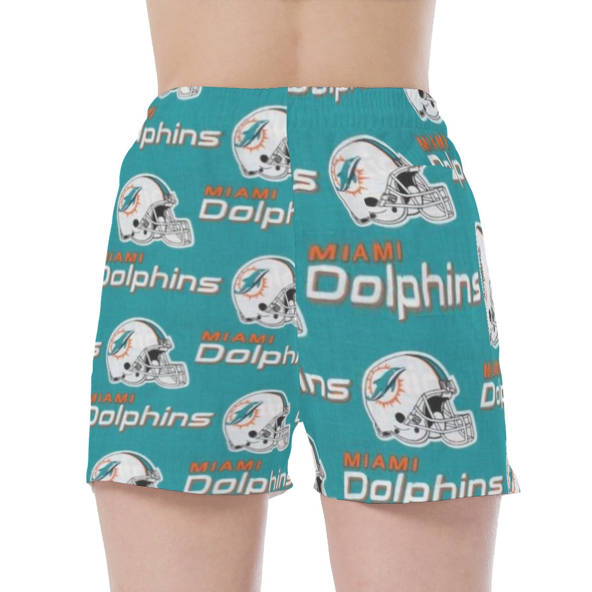 Miami Football Game Day All Over Print Wide Waistband Sport Shorts