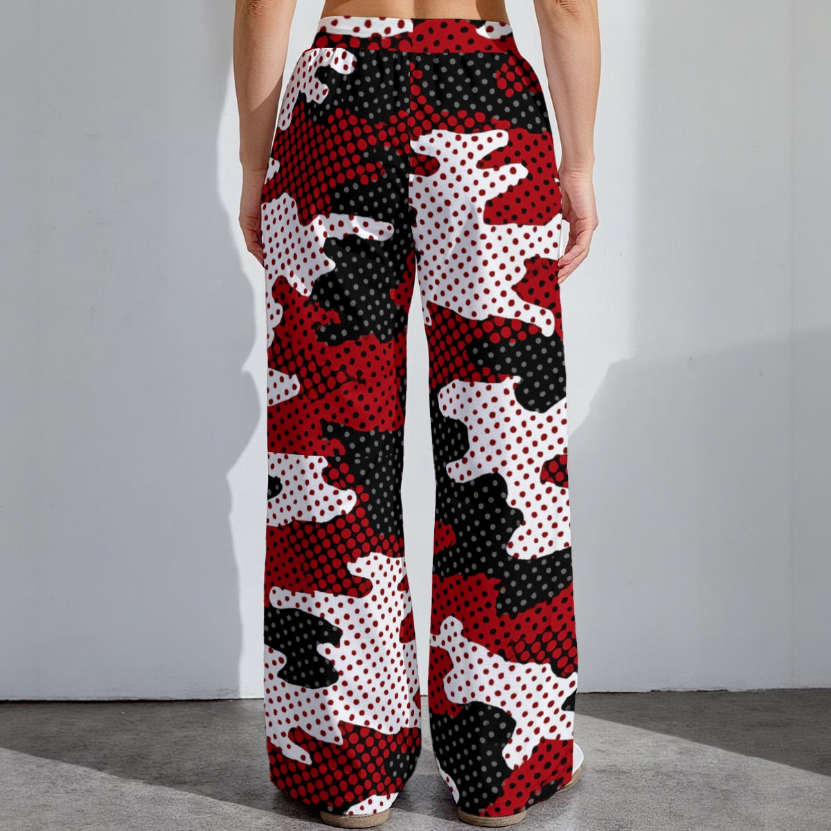 Wisconsin Madison - Badgers camo Women's High-Stretch Casual Pants|290GSM