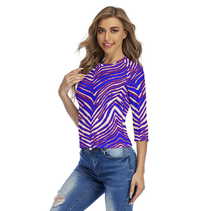 Buffalo Bills Zubaz Women's Raglan Sleeves T-shirts