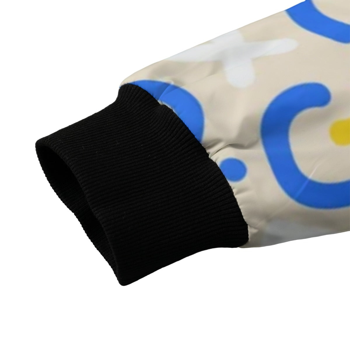 Urban Legend 90s Street Icons Colorful Geometric Pattern Fashion Fleece Bomber Jacket