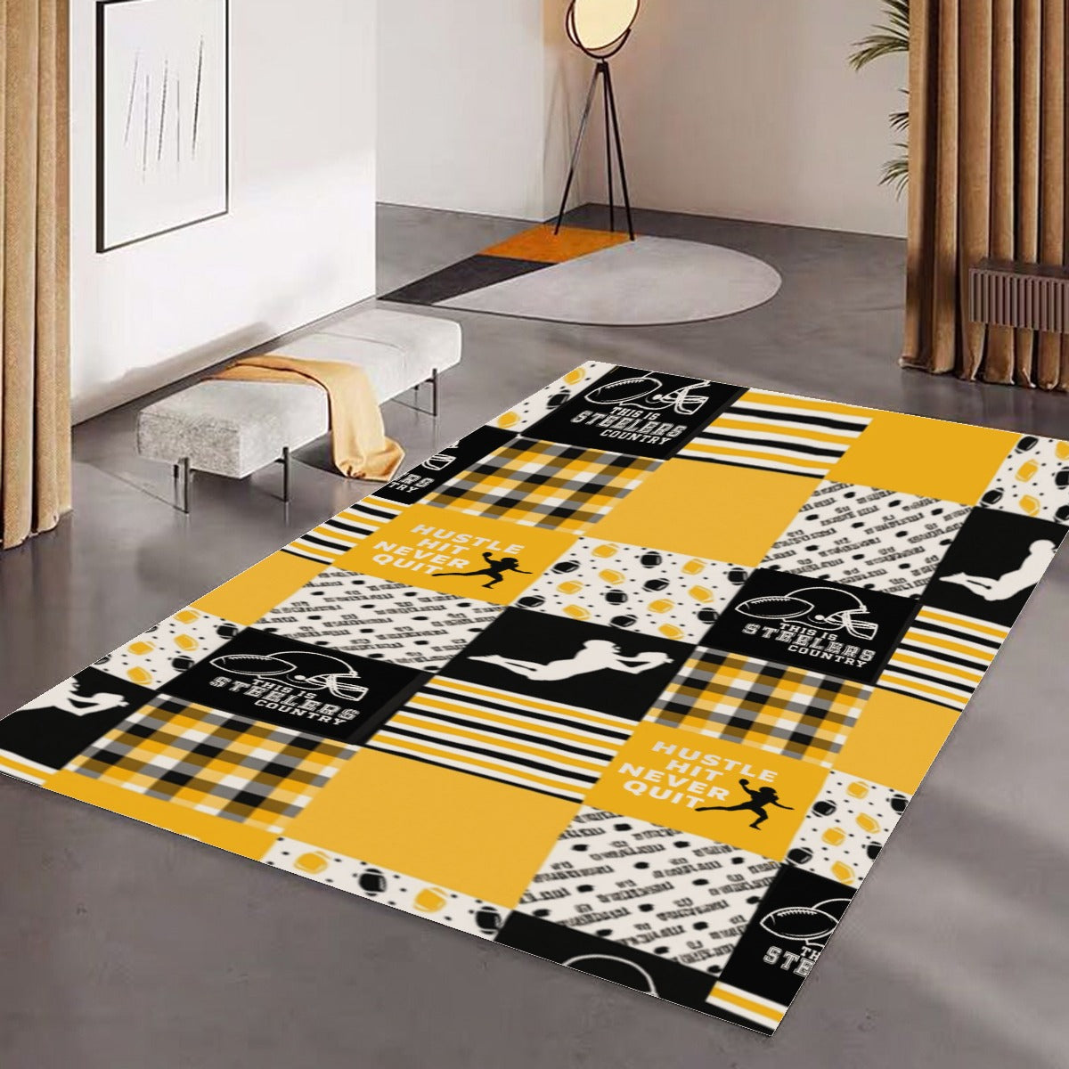 Foldable Rectangular Floor Mat