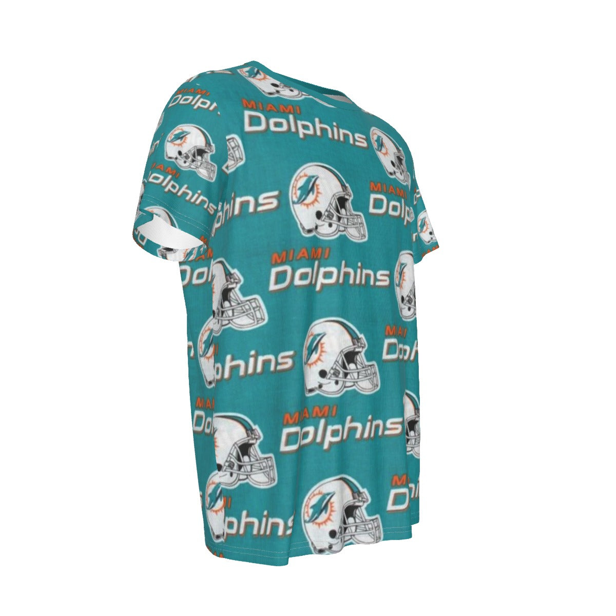 Miami Football Game Day All-Over Print Men's Round Neck Short Sleeve T-Shirt