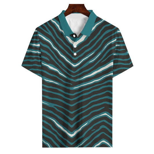Philadelphia Football Game Day All-Over Print Men's Polo Shirt | 180GSM