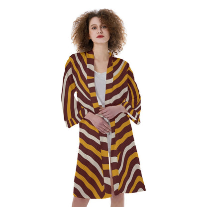 Washington Commanders Women's Satin Kimono Robe