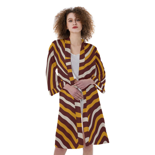 Washington Commanders Women's Satin Kimono Robe