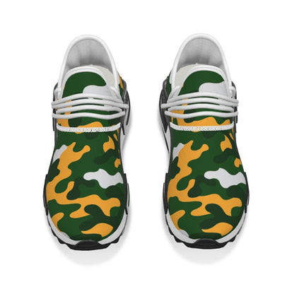 Green Bay Football Game Day All-Over Print Men's Mesh Sneakers