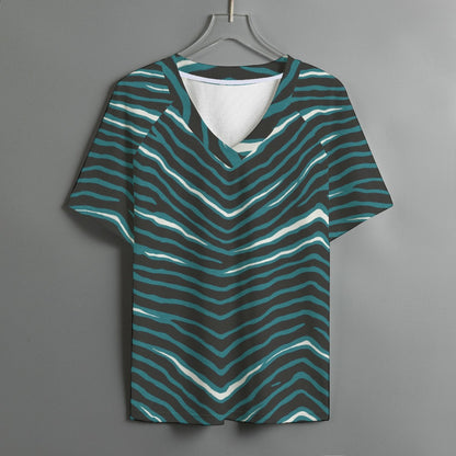 Philadelphia Football Game Day All-Over Print Women's V-neck T-shirt With Short Sleeve