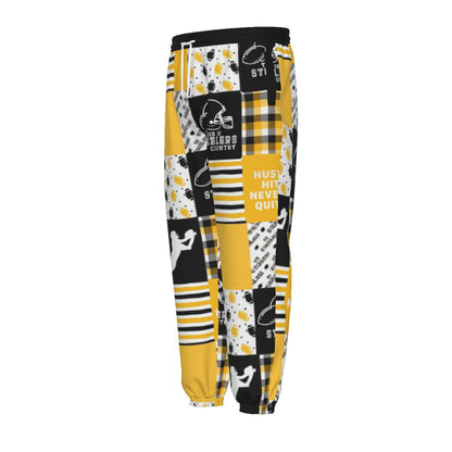 All-Over Print Unisex Textured Casual Pants
