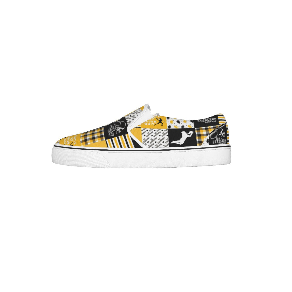 Pittsburgh Steelers Women's Slip On Sneakers