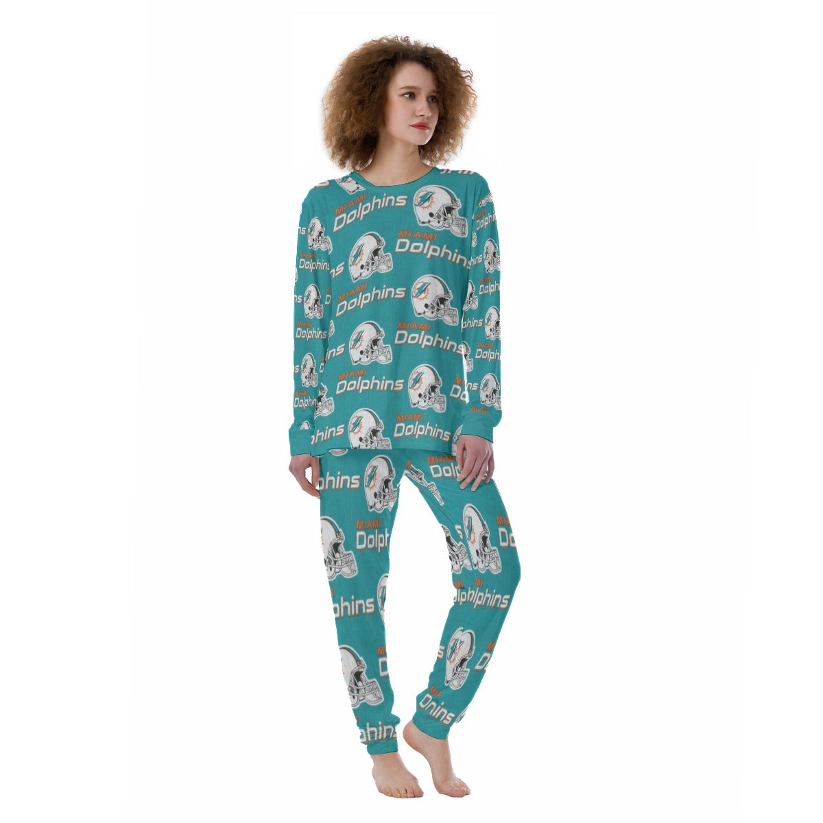 Miami Football Game Day All-Over Print Women's Pajamas