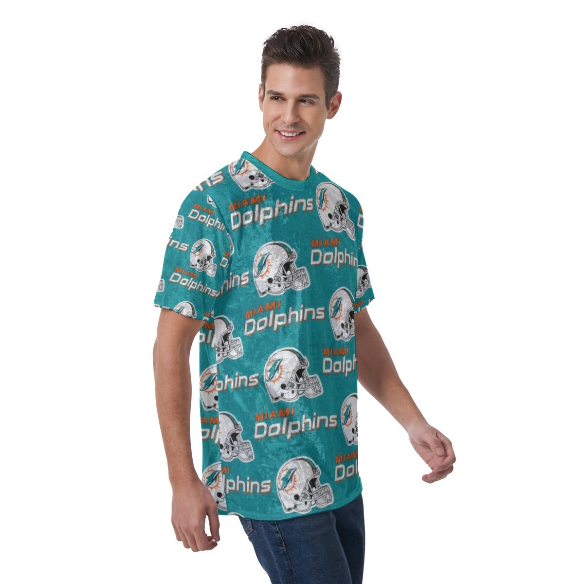 Miami Football Game Day All-Over Print Men's T-Shirt | Velvet