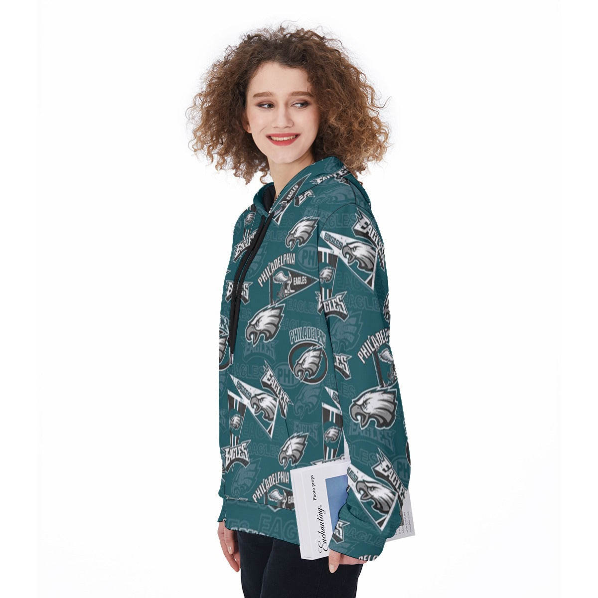 Philadelphia Football Game Day All-Over Print Women's Heavy Fleece Hoodie