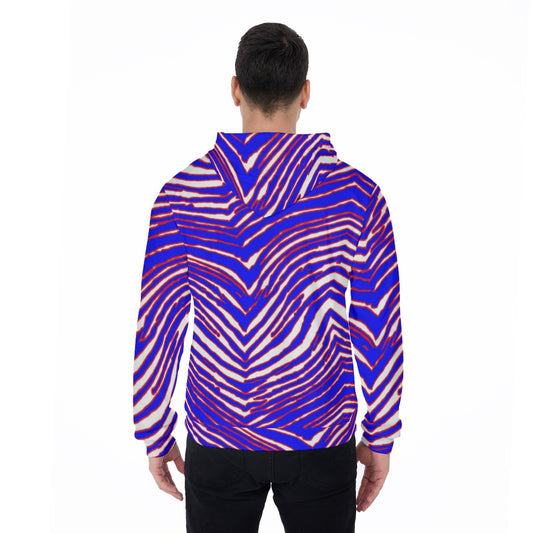 Buffalo Bills Zubaz Men's Mirco Fleece Hoodie