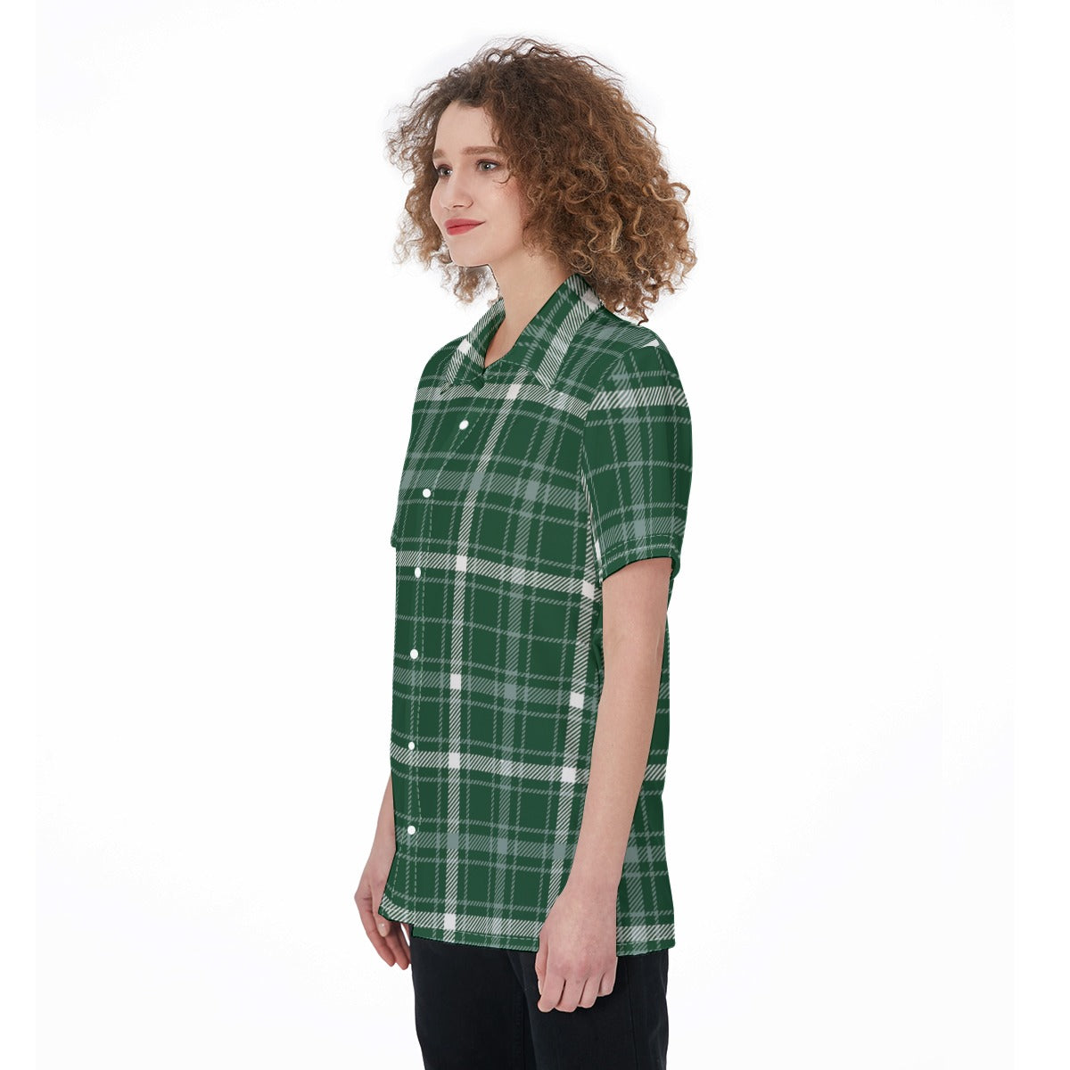 Michigan State Tartan Plaid Spartans Women's Shirt