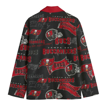 Tampa Bay Buccaneers suit Flat Lapel Collar Blazer