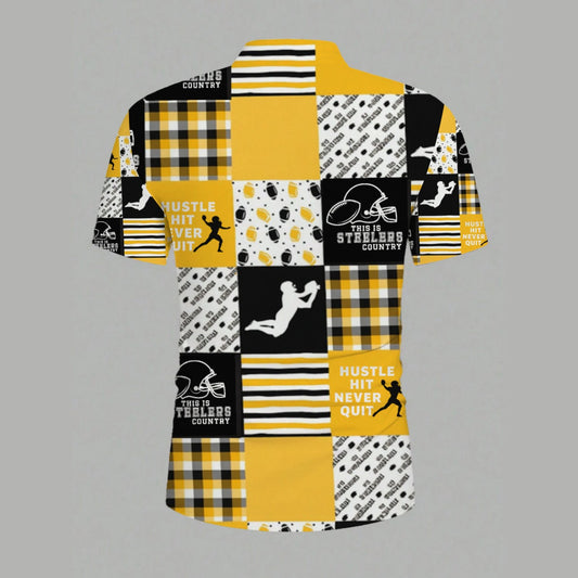 All-Over Print Men’s Basic Polo Shirt