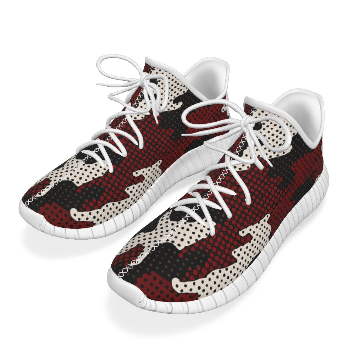Urban Legend Nebraska Lincoln Cornhuskers Red White Black Camo Coconut Sneakers Shoes