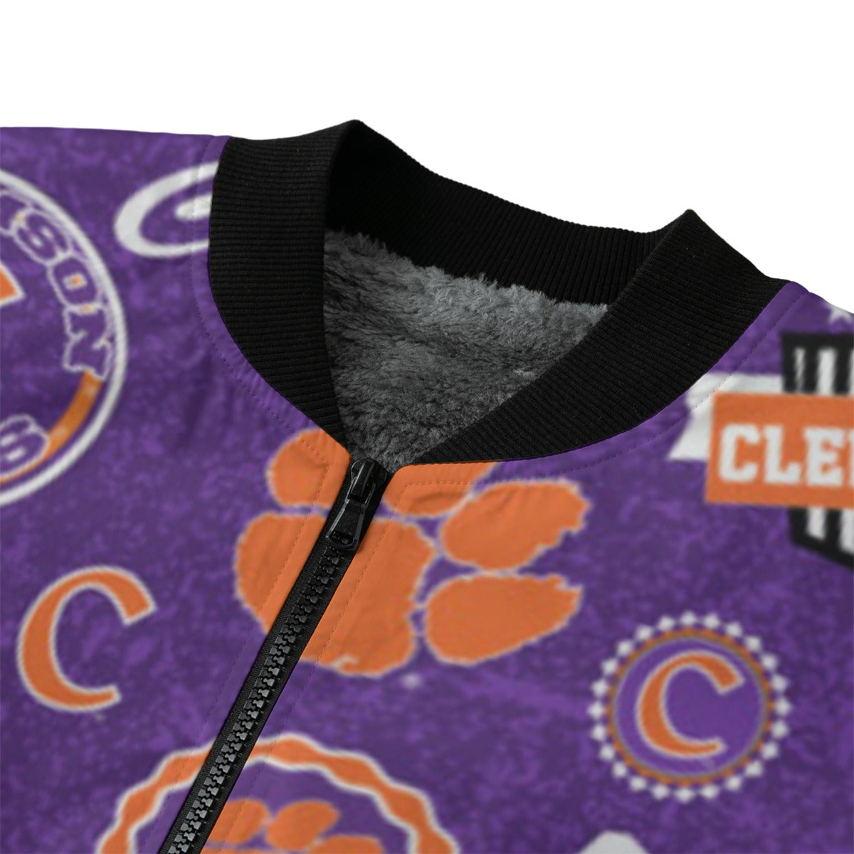 Urban Legend Clemson – Tigers Fleece Bomber Jacket