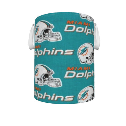 Miami Football Game Day All-Over Print Foldable Laundry Basket