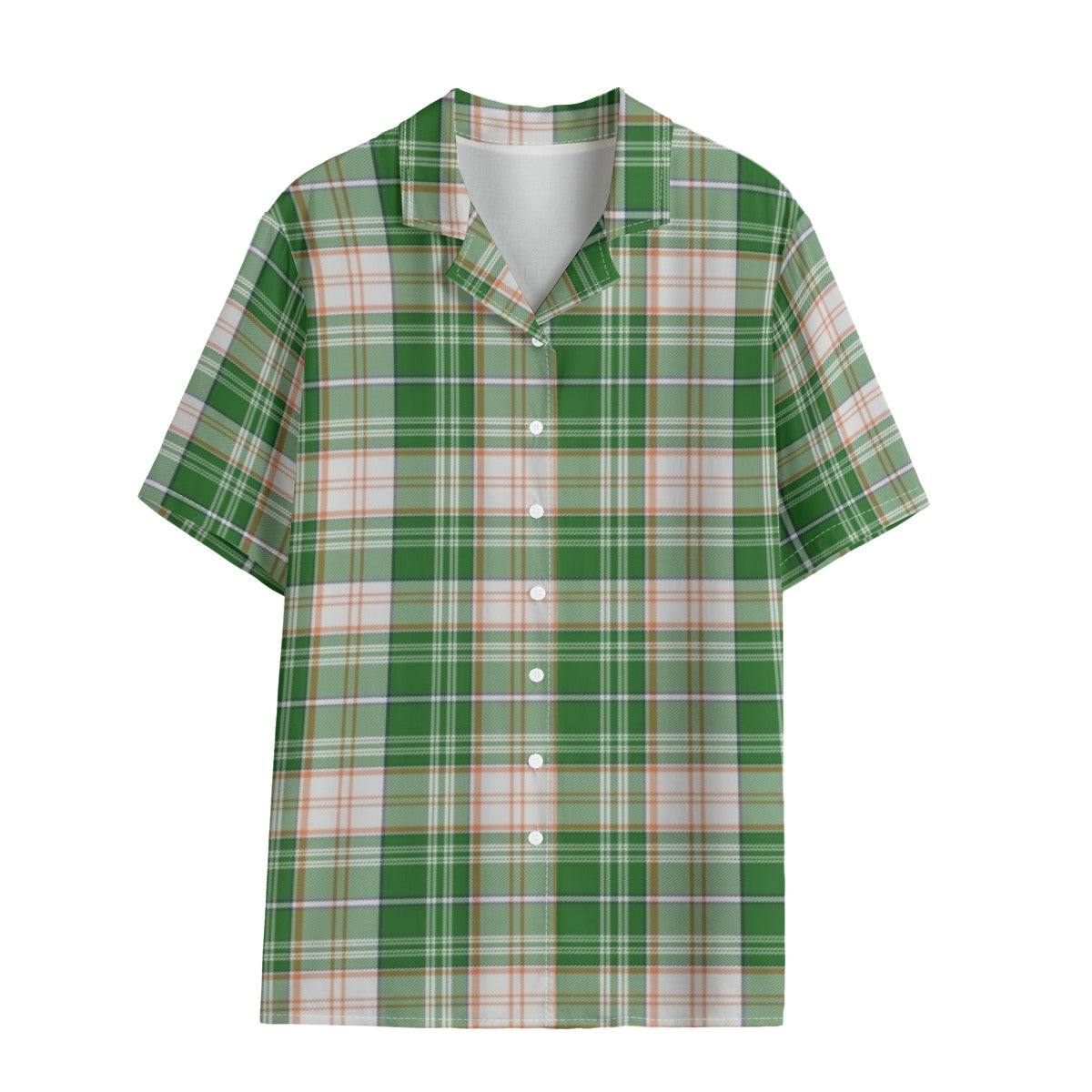 Miami Tartan Plaid Hurricanes Women's Hawaii Shirt | Rayon