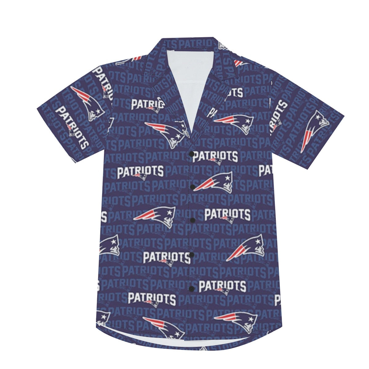 New England Football Game Day All-Over Print Men's Deep V-neck Short Sleeve T-shirt