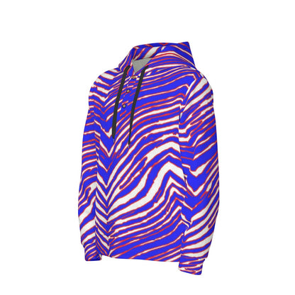 Buffalo Bills Zubaz Men's Half  Button Hoodie