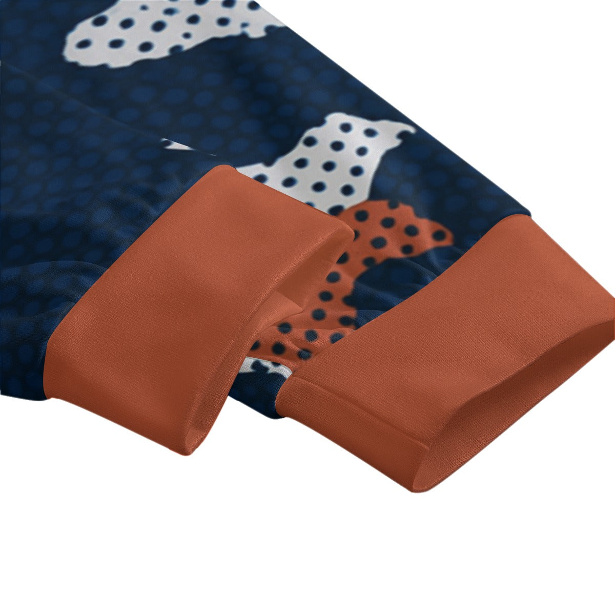 Urban Legend Auburn Navy Orange Camo Sweatpants With Waistband