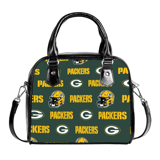 Green Bay Football Game Day Handbag With Single Shoulder Strap
