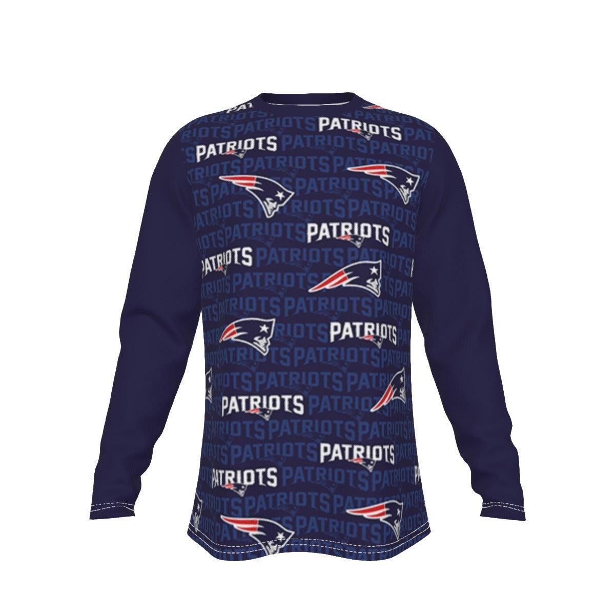New England Football Game Day All-Over Print Men's Long Sleeve T-Shirt