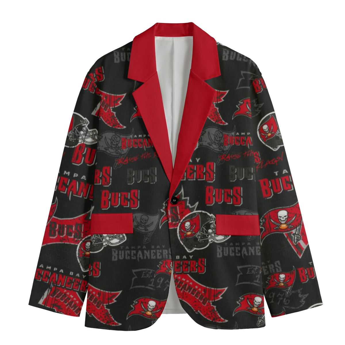 Tampa Bay Buccaneers suit Flat Lapel Collar Blazer