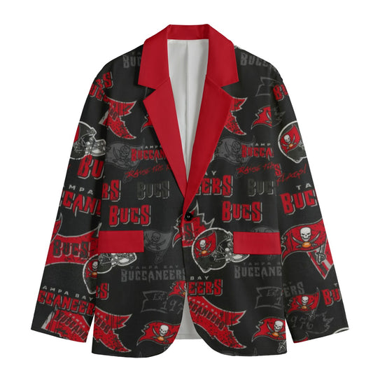 Tampa Bay Buccaneers suit Flat Lapel Collar Blazer