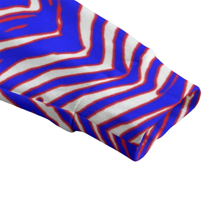 Buffalo Bills Zubaz Unisex V-neck Knitted Fleece Cardigan With Button Closure