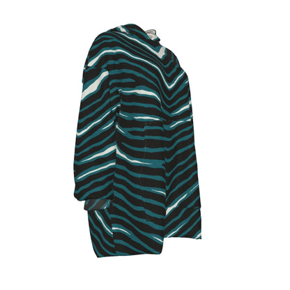 Philadelphia Football Game Day All-Over Print Women's Sherpa Fleece Hoodie Blanket