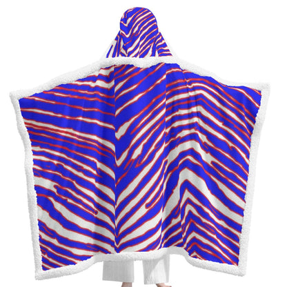 Buffalo Bills Zubaz Unisex Wearable Hooded Blanket