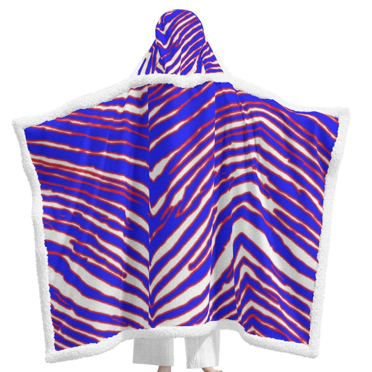 Buffalo Bills Zubaz Unisex Wearable Hooded Blanket