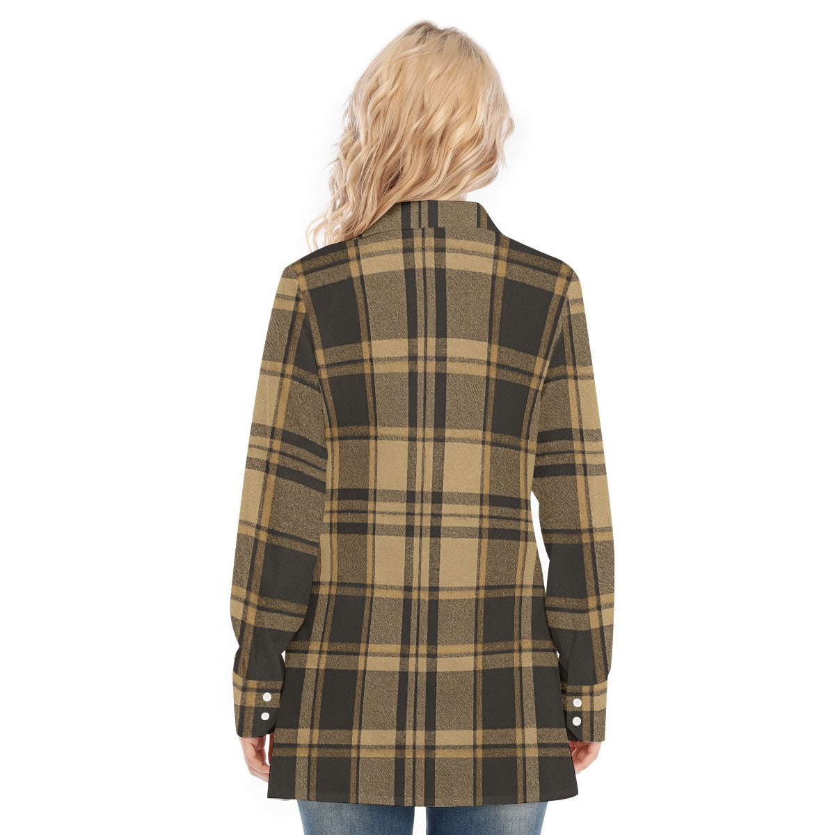 Colorado Tartan Plaid Women's Long Shirt